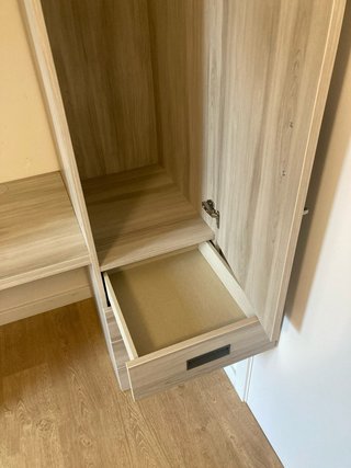 Mueble Abitare (Columna Escritorio Estantería)