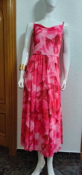 Vestido muy fluido ideal ceremonia,cenas etc