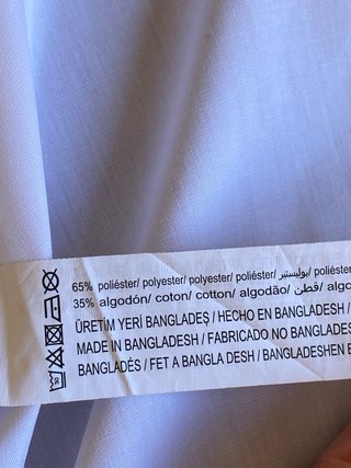 Camisa blanca Lefties Talla S
