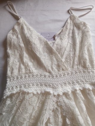 Vestido blanco encaje