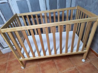 Cuna madera bebé 120x60
