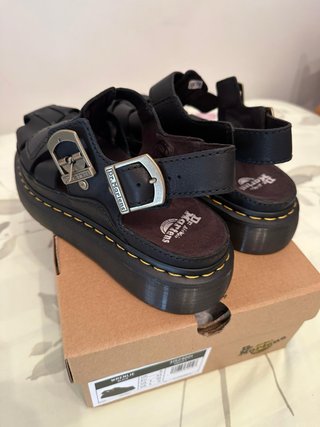 Dr. Martens Wrenlie Grizzly Sandalias Negras EU43