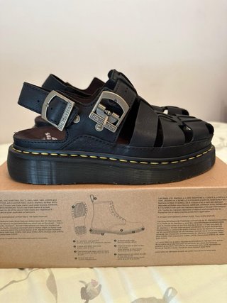 Dr. Martens Wrenlie Grizzly Sandalias Negras EU43