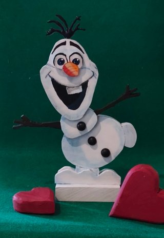 Figuras de Madera Pokemon y olaf