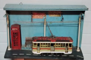 Diorama Estación Tranvía Vintage