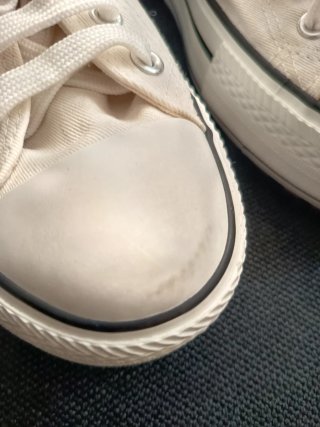 Zapatillas blancas plataforma. Talla 40.