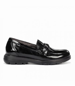 Mocasines Fluchos Mujer Negro Talla 36 y 38