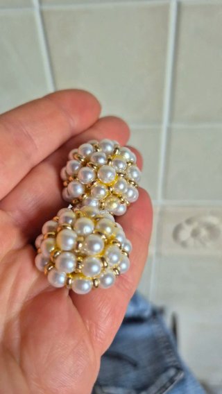 Orecchini perla e oro