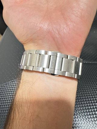 Seiko Automático Negro/Plateado