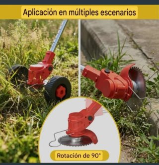 Desbrozadora Inalambrica Recargable (2 Baterías)