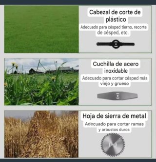 Desbrozadora Inalambrica Recargable (2 Baterías)