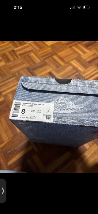 Tenis Jordan 1 Mid SE Azul Blanco