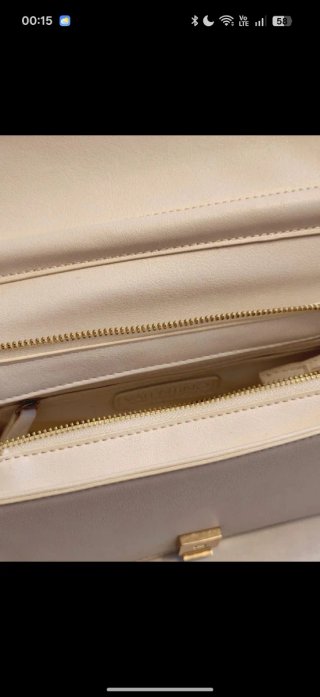 Borsa Valentino bianca e oro