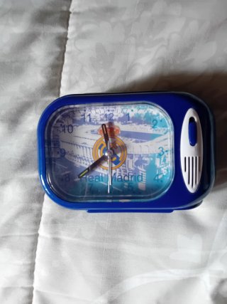 Reloj Despertador Real Madrid Azul