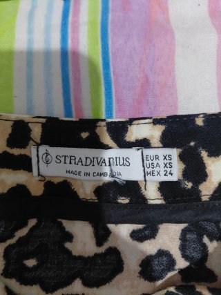 Falda mini de leopardo