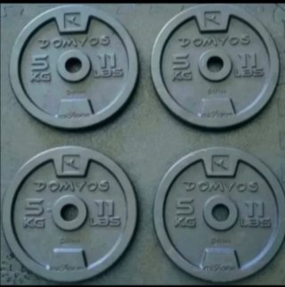 Pesas 4 discos de 5kg