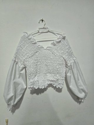 Blusa blanca SARA T M