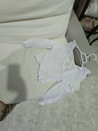 Blusa blanca SARA T M
