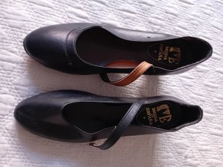 Zapatos Baile Flamenco y  Clásico Negro