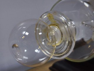 Barco de cristal en botella