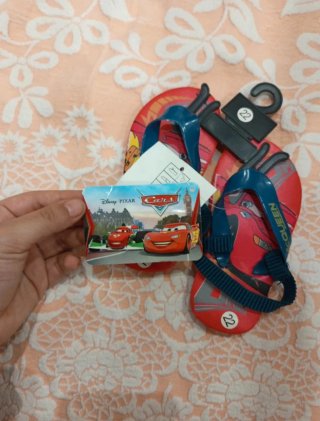 Chanclas Rayo McQueen Talla 22