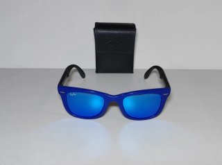 Ray-Ban Wayfarer Plegables Azul/Negro// MATE