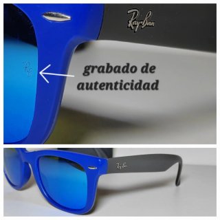 Ray-Ban Wayfarer Plegables Azul/Negro// MATE