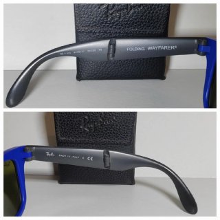 Ray-Ban Wayfarer Plegables Azul/Negro// MATE