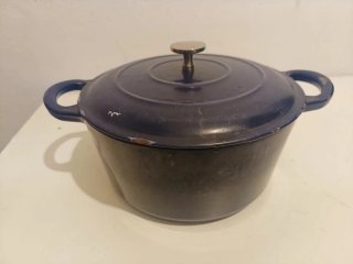 Olla de Hierro Lasera Azul