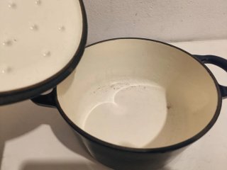 Olla de Hierro Lasera Azul