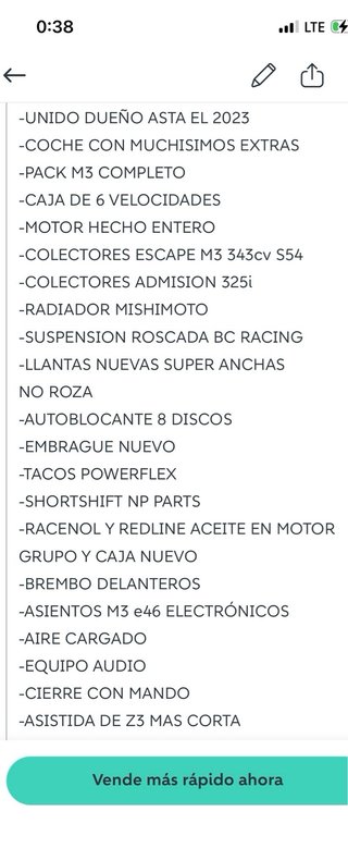 Bmw 328i e36 TODO HOMOLOGADO  1997