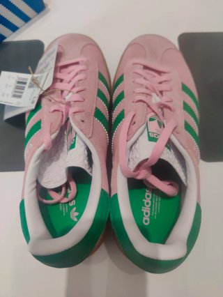 Adidas Gazelle Bold W Rosa y Verde