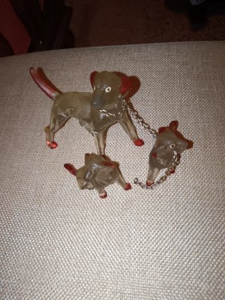Set Vintage Figuras Perros Años 70
