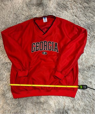 Chaqueta Varsity Georgia NCAA Roja