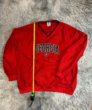 Chaqueta Varsity Georgia NCAA Roja