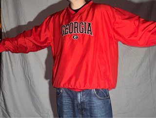 Chaqueta Varsity Georgia NCAA Roja