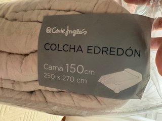 Colcha El Corte Inglés 150cm 100% Algodón