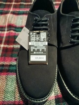 Zapatos Massimo Dutti Piel Ante Talla 40