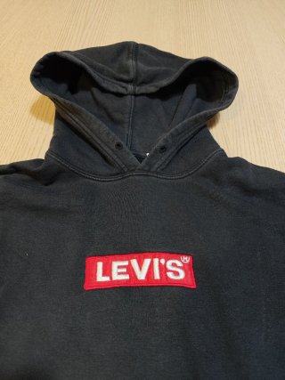 Sudadera Levi's Negra Capucha - Talla L