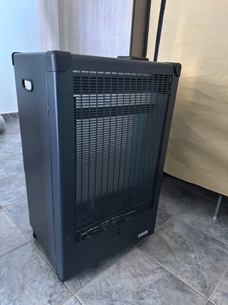 Estufa de gas HJM negra