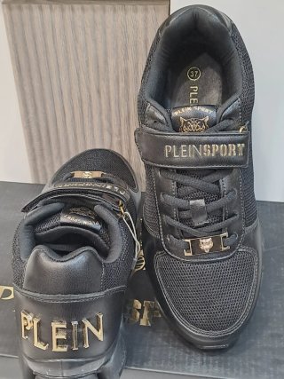 Scarpe Plein Sport nere e oro