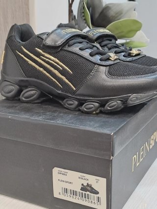 Scarpe Plein Sport nere e oro