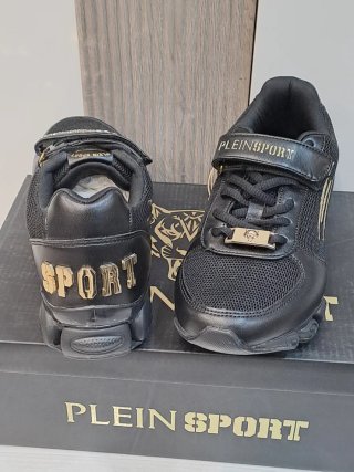 Scarpe Plein Sport nere e oro