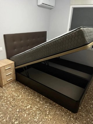 Canapés abatible madera con Colchónes