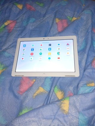 Tablet Blanca y Multicolor
