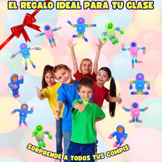 Juguetes Robot Spinner Pop Pack 25ud