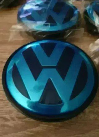 4 TAPACUBOS BUJE CENTROS RUEDA LLANTA VOLKSWAGEN