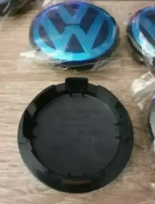 4 TAPACUBOS BUJE CENTROS RUEDA LLANTA VOLKSWAGEN