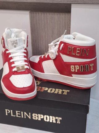 Scarpe Plein Sport Rosse e Bianche