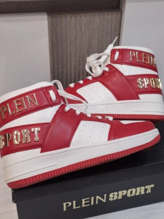 Scarpe Plein Sport Rosse e Bianche